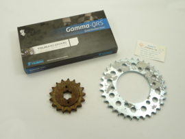 Yamaha 650 Twins, chain & sprocket kit  256-17461-70 / 256- 25433-20