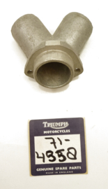 Triumph T160 Exhaust manifold, centre, Partno. 71-4358
