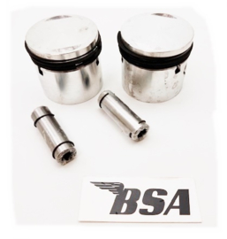 BSA A10 + Ariel FH Piston set  .040" oversize  67-423