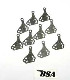 BSA A50 - A65 oil pump gasket (68-0939 - 71-2296)  pack of 10