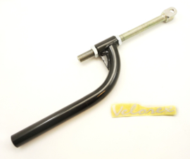 Velorex sidecar fitting bar curved c/w M18 adjusting bolt + 2 nuts, Partno. 562-08-312