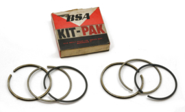 BSA A50 Piston ring set o.s. +.020" (66mm), Partno. 68-0297 + 68-0300
