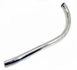 Panther 100-120 chrome pleated exhaust pipe