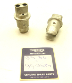 Tiger 100 pair of tappet blocks alloy (GS36 / 99-3524)