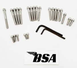 BSA B50 Allen Screw kit stainless steel