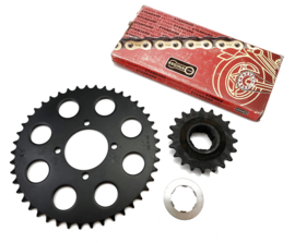 Triumph T140 520 Sprocket & Chain kit, Partno. 37-7180/57-7067