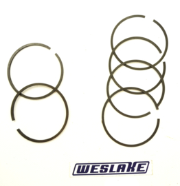Rickman / Weslake 8-valve Twins Piston ring set, Partno. W38-W40