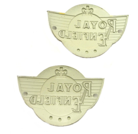 Royal Enfield twins & singles Interceptor & Bullets Petrol tank badges