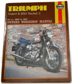 Haynes manual BSA & Triumph Triples 1969-1975