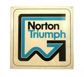 Norton / Triumph dealer sign