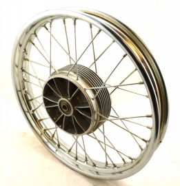 Jawa / CZ wheel 1.85x18" without brake plate (634 56 110 / 487 56 100) Genuine Jawa-CZ