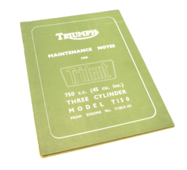 Triumph Trident maintenance notes