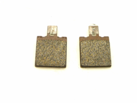 Diligence sidecars, pair of disc brake pads for disc brake sidecar wheel.