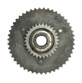 Jawa 350 Twin type 634 clutch sprocket duplex chain (47T) c/w starter wheel 4519 633 28 040