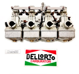 Benelli Fours  Set of 4 Dell'Orto carburettors