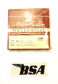 BSA B33-B34 Piston ring set