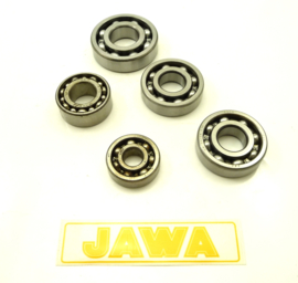 Jawa 350 complete set of engine ball bearings for 638 - 640