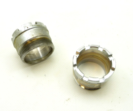 Morini 500 Sei   Pair of exhaust pipe adapters (120421)