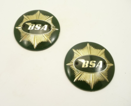 BSA A7 SS 500CC Twin 1957- pair of Tank badges (42-8105)