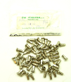 CZ/Jawa set of 40  spoke nipples   M4  (311 945 302 040 / 477 51 118)