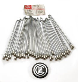 CZ 125-180 singles set of 36 spokes & nipples