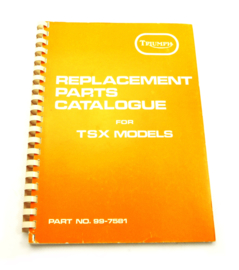 Triumph TSX Parts catalogue (99-7581)