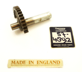 Triumph T150V -T160 Kickstart shaft c/w quadrant, Partno. 57-4892