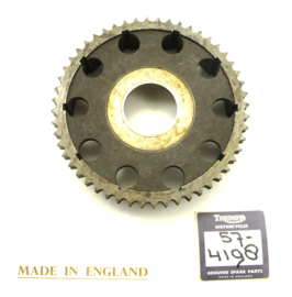 BSA C15-B25-B50 / Triumph TR25W Clutch sprocket, Partno. 57-4198 (57-4303, 40-3203)