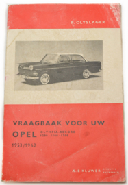 Opel Workshop Manual Dutch Language