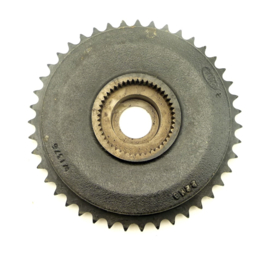 Triumph T120 - T100 Unit Sprocket and brake drum 43T for QD splined hub (37-1376)