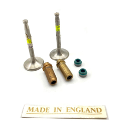 Royal Enfield  Bullet 500 Set of valves & PB guides + seals 144499-144498-144476 PB