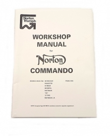 Norton Commando 750-850 genuine workshop manual in binder (06-5146)