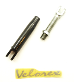 Velorex sidecar fitting strut 165mm c/w M18 adjusting bolt, Partno. 562-08-166