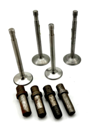Triumph T100 - T R5 Set of valves & guides  Opn.  70-2869-1956 -2899-2900