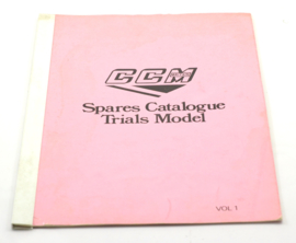 CCM TR 350 Spare parts catalogue