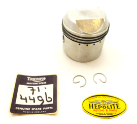 BSA A75 / Triumph T150-T160 Piston +0.040" oversize, Partno. 71-4496 (70-9764)