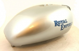 Royal Enfield Bullet 350-500 + Sixty-5   petrol tank silver  Opn.838056
