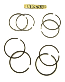 Benelli 750 Sei + 500 Quattro, set of 4 piston rings, oversize (62060702/62061102)
