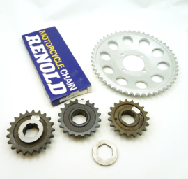 Triumph Trident T160 Sprocket & Renold Chain kit, Partno. 57-4783, 37-4209, 60-3297