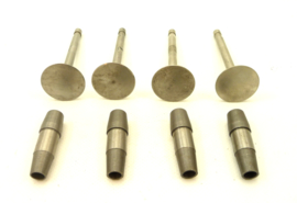 BSA A10 valves & guides set (67-323 / 67-343 / 67-31)