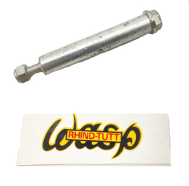 Wasp Velorex Sidecar Wheel spindle + nut (steel/plated)