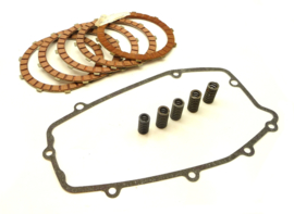 Jawa set of 5 bonded clutch plates + 5 springs and gasket