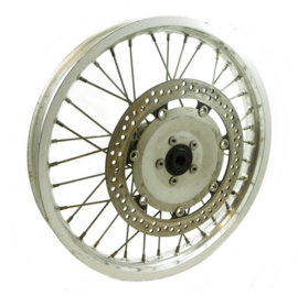 Kawasaki W 650 Front wheel c/w brake disc 19" wheel spindle