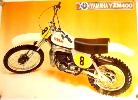 Yamaha YZM 400 genuine poster