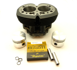 Commando 850 cylinder barrel std. with Hepolite piston set