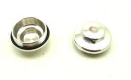 CCM pair of inspection caps with integral O-ring (opn 40-0968 / 70-1564)