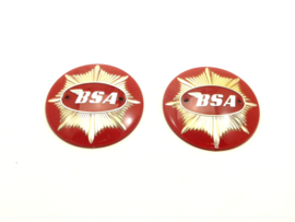 BSA Gold Star pair of petrol tank badges  65-8193