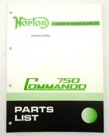Norton Commando 750 genuine parts list (06-3402)