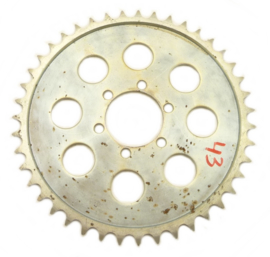 EML sidecar cross Rear wheel sprocket steel,  630 chain 43T