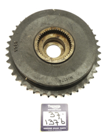 Triumph 3TA-5TA-T100A-T100SS-6T-T110-TR6-T120 Sprocket & Brake drum 43T, Partno. 37-1376